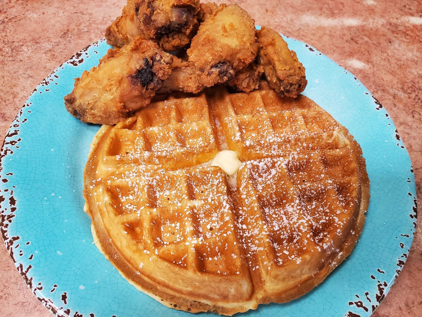 Chicken and Waffle Deal at Cafe Jeanpierre